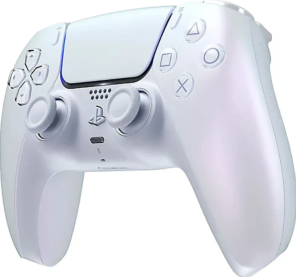 Геймпад Беспроводной PlayStation DualSense жемчужный для: PlayStation 5 DUALSENSE CHROMA PEARL - фото 2