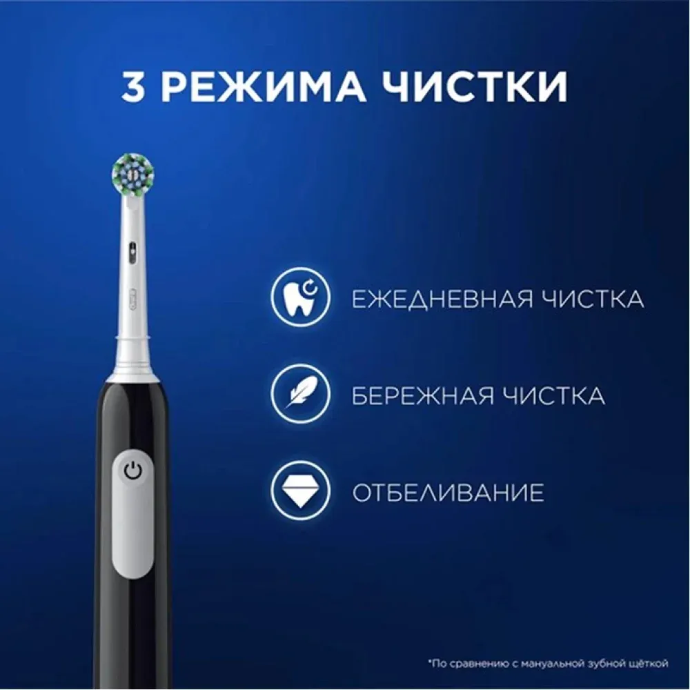 Зубная щетка электрическая Oral-B Pro 1 80870428 черный - фото 8