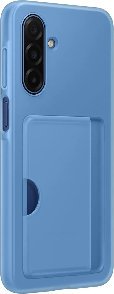 Чехол клип-кейс Samsung для Samsung Galaxy A17 Card Slot Case A17 голубой EF-OA176TLEGRU - фото 2