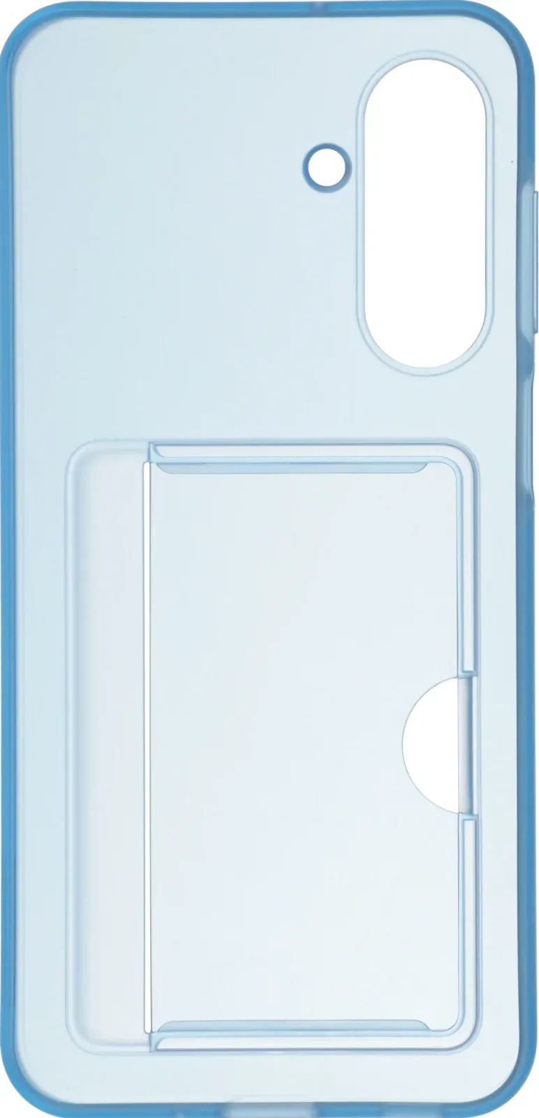 Чехол клип-кейс Samsung для Samsung Galaxy A17 Card Slot Case A17 голубой EF-OA176TLEGRU - фото 4