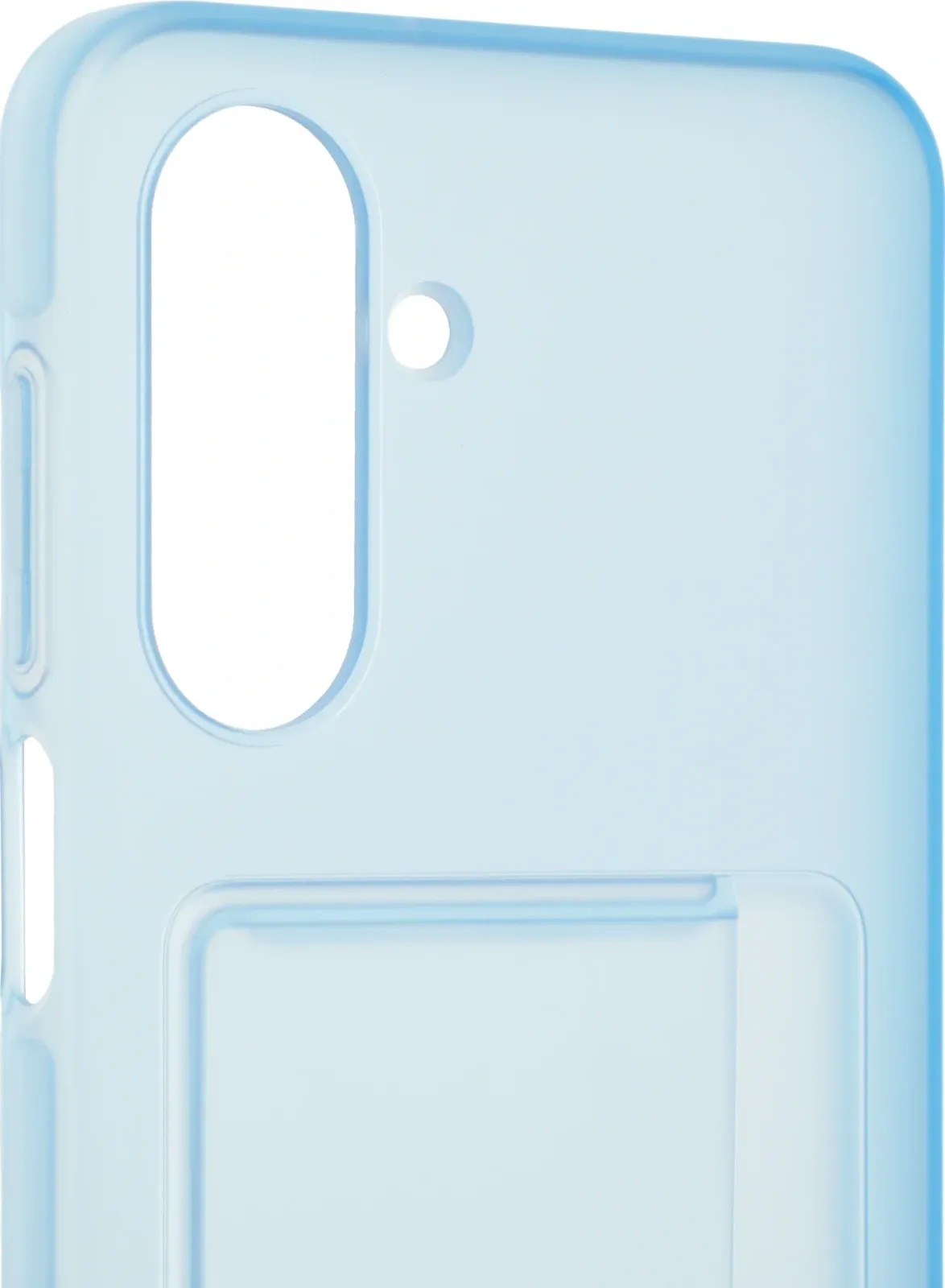 Чехол клип-кейс Samsung для Samsung Galaxy A17 Card Slot Case A17 голубой EF-OA176TLEGRU - фото 6