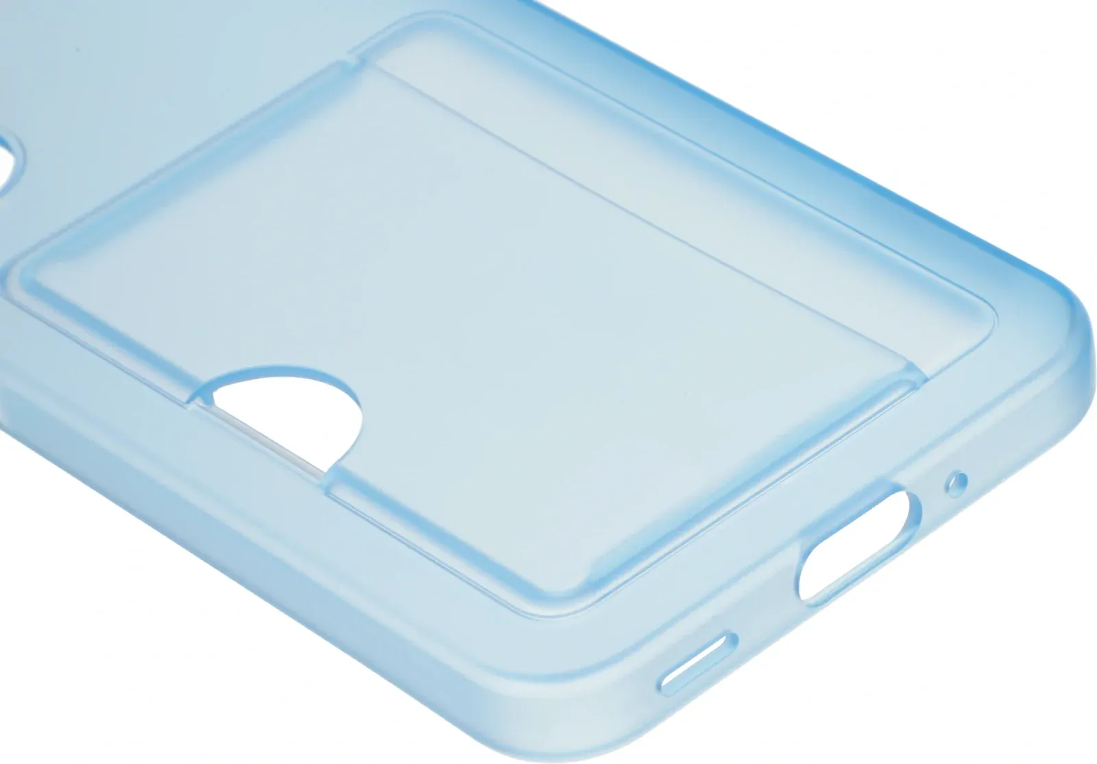 Чехол клип-кейс Samsung для Samsung Galaxy A17 Card Slot Case A17 голубой EF-OA176TLEGRU - фото 7