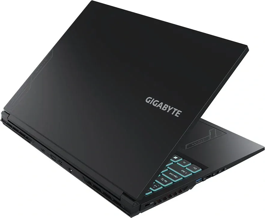 Ноутбук Gigabyte G6 Core i7 13620H 32Gb SSD512Gb NVIDIA GeForce RTX4060 8Gb 16 IPS FHD+ 1920x1200 FreeDOS black WiFi BT Cam KF-H3KZ853KD/32 - фото 5