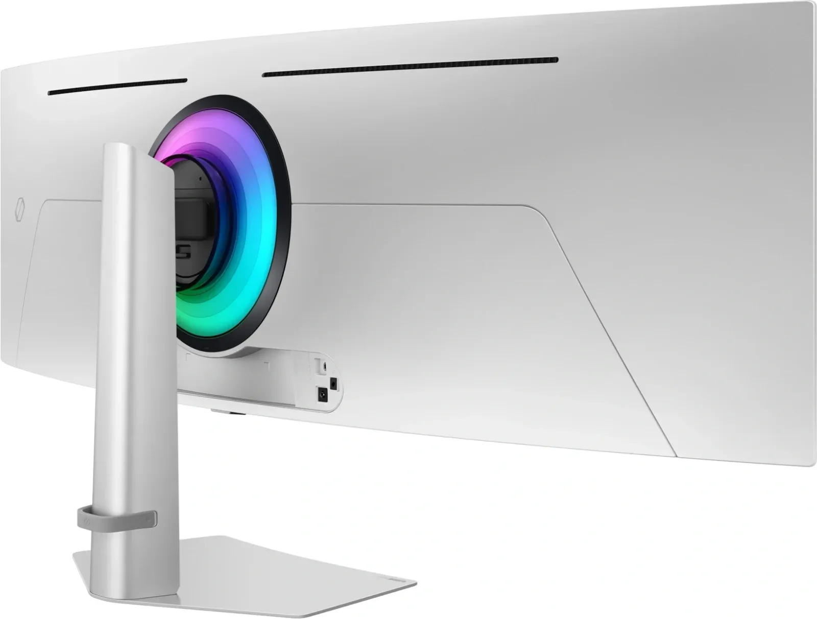 Монитор Samsung 49 Odyssey OLED G9 S49DG934SUXEN серебристый OLED LED 32:9 HDMI полуматовая HAS 250cd 178гр/178гр 5120x1440 240Hz FreeSync Premium Pro DP USB 12.9кг - фото 6