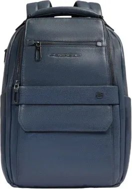 Рюкзак мужской Piquadro Solm CA7020S141/AV серо-голубой натур.кожа, 16.5 л - фото 7