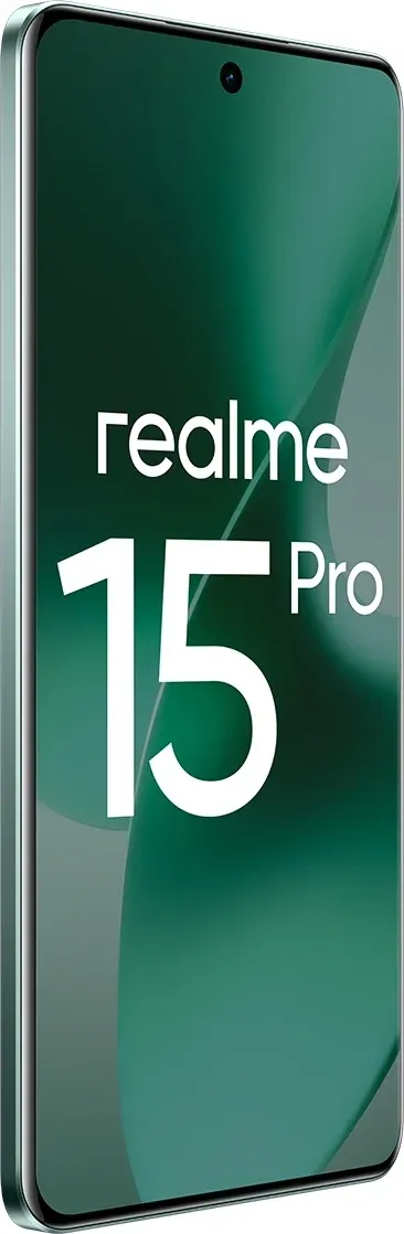 Смартфон Realme RMX5101 15 Pro 512Gb 12Gb зеленый моноблок 3G 4G 6.78 1264x2780 Android 15 50Mpix 802.11 a/b/g/n/ac/6 NFC GPS GSM900/1800 GSM1900 - фото 3