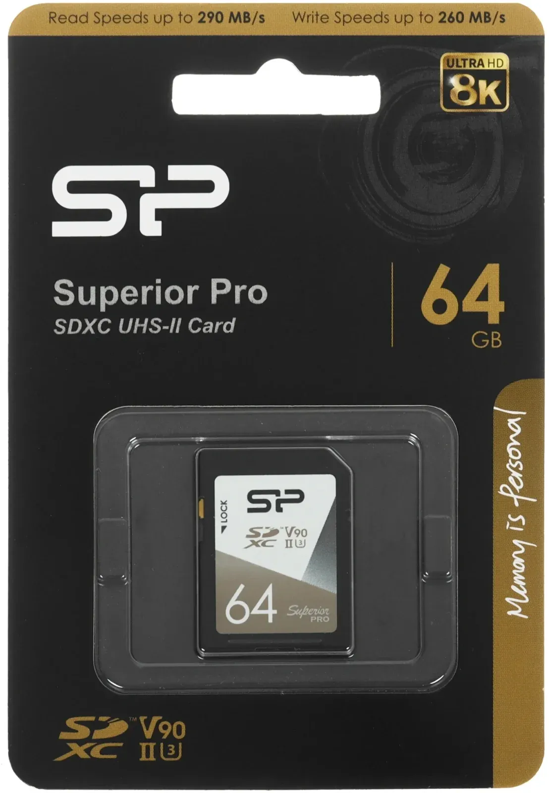 Флеш карта SDXC 64GB Silicon Power SP064GBSDXJA2V10 Superior Pro V90 w/o adapter - фото 2