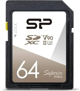 Флеш карта SDXC 64GB Silicon Power SP064GBSDXJA2V10 Superior Pro V90 w/o adapter - фото 4