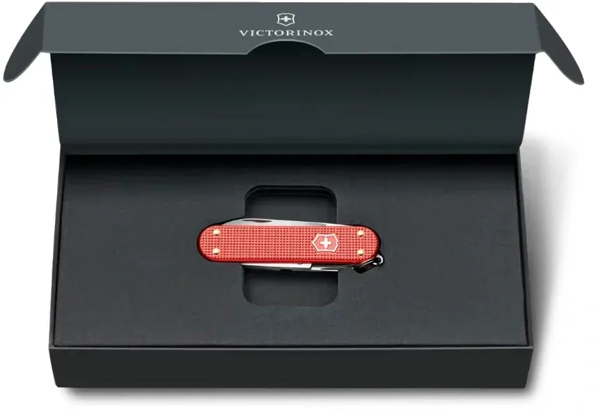 Ножи перочинные VICTORINOX Classic SD Alox LE 2025 Stone Red красный - фото 2