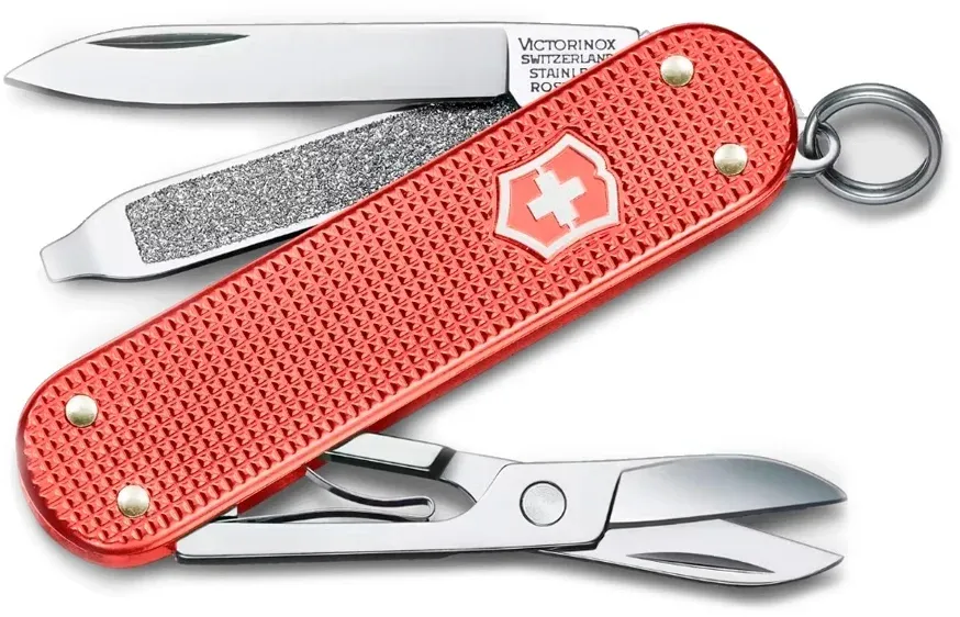 Ножи перочинные VICTORINOX Classic SD Alox LE 2025 Stone Red красный - фото 3