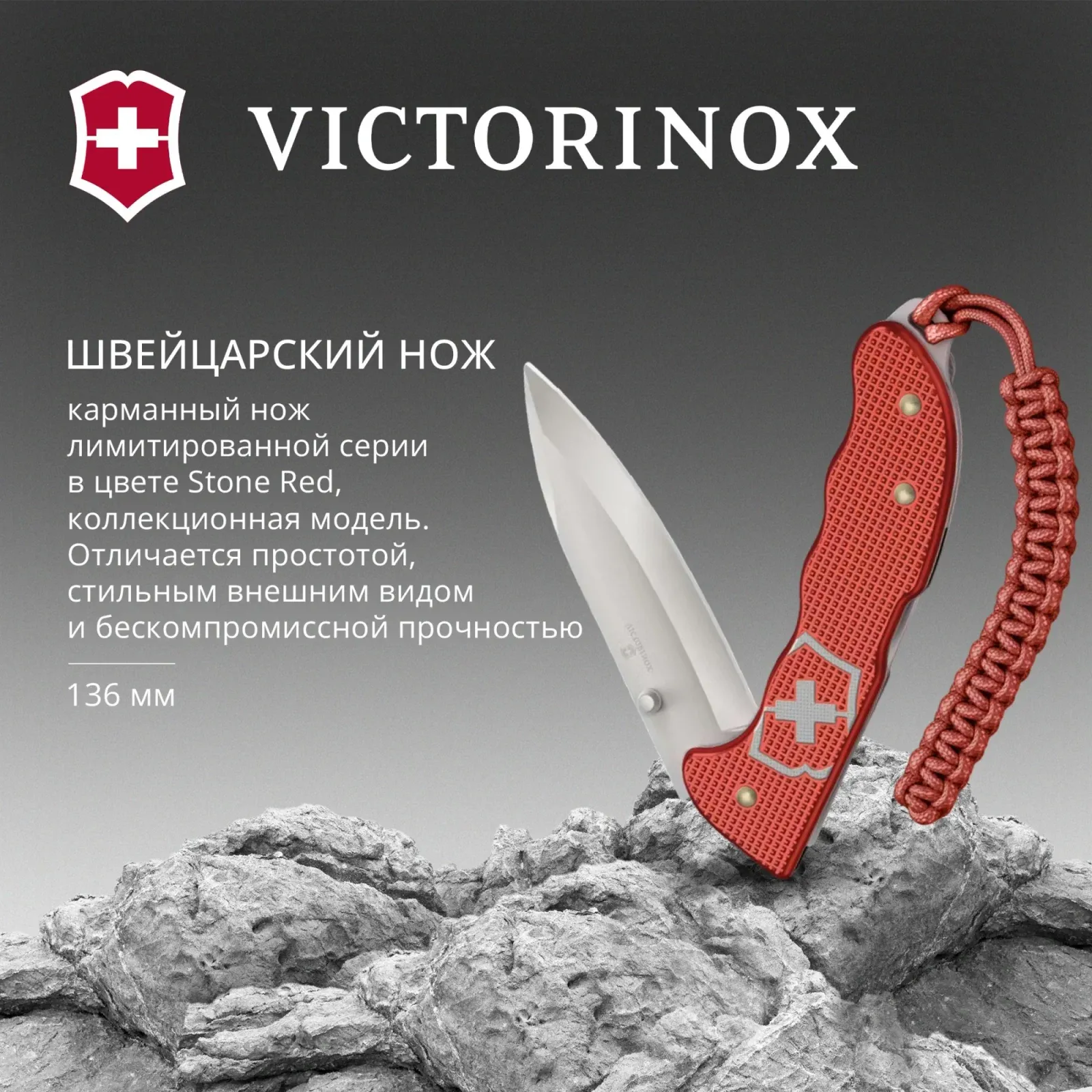 Ножи перочинные VICTORINOX Evoke Alox LE 2025 Stone Red красный - фото 4