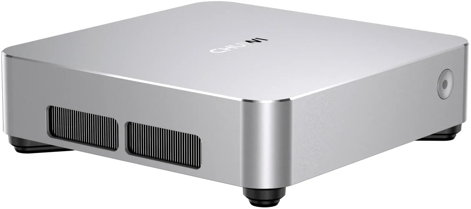 ПК Мини Chuwi AuBox Ryzen 7 8745HS 3.8 16Gb SSD512Gb 780M Windows 11 Pro 2x2.5GbitEth WiFi BT 120W серебристый/черный - фото 4