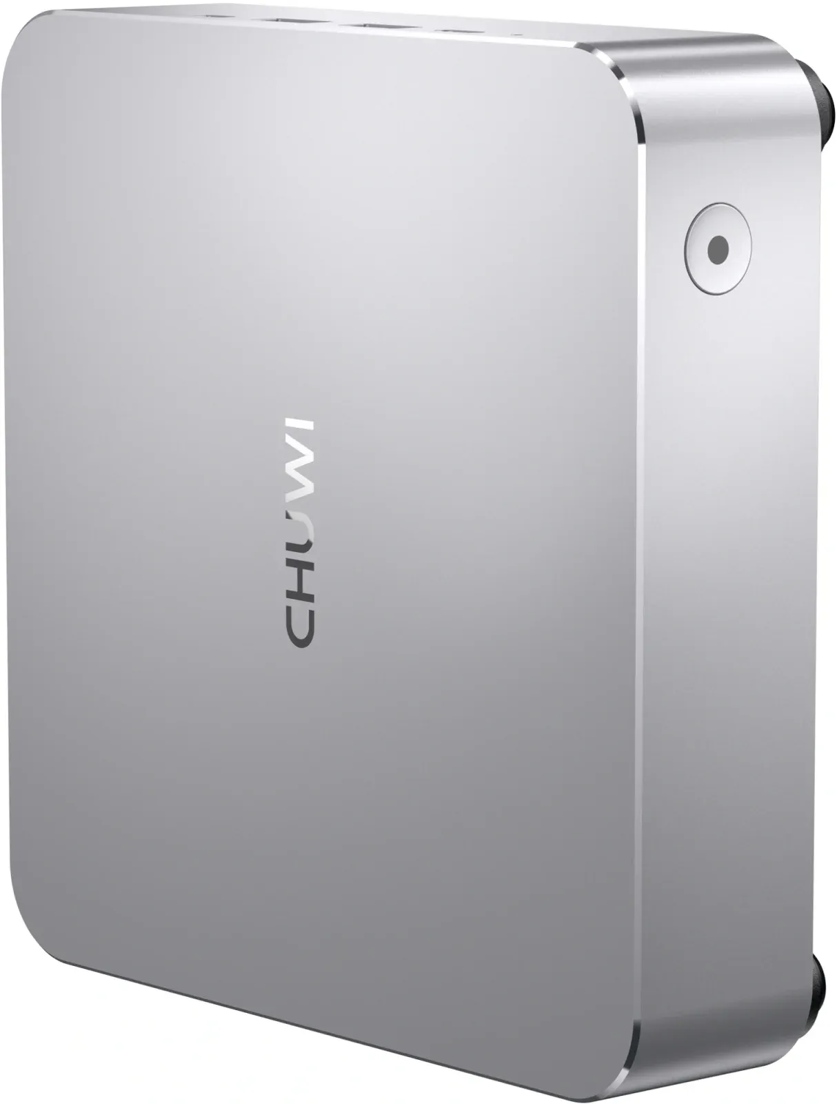 ПК Мини Chuwi AuBox Ryzen 7 8745HS 3.8 16Gb SSD512Gb 780M Windows 11 Pro 2x2.5GbitEth WiFi BT 120W серебристый/черный - фото 7