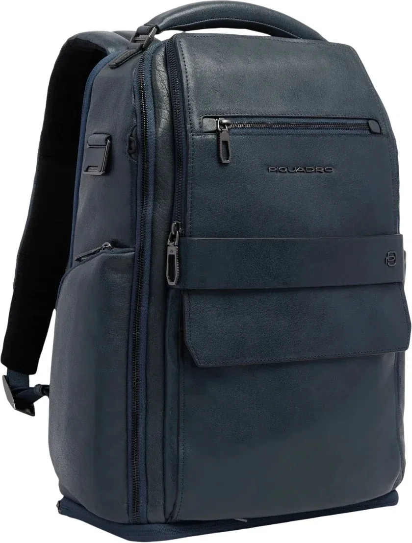Рюкзак мужской Piquadro Solm CA7023S141BM/AV серо-голубой натур.кожа, 30 л - фото 2