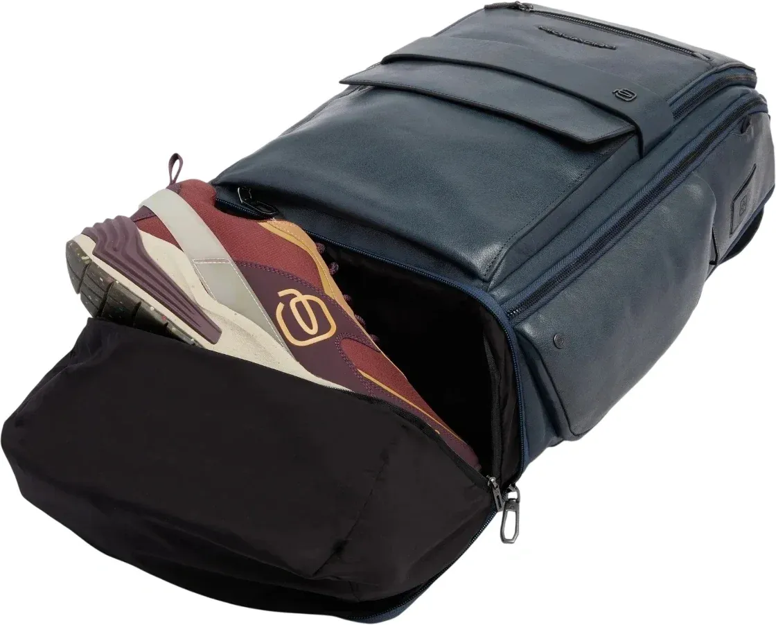 Рюкзак мужской Piquadro Solm CA7023S141BM/AV серо-голубой натур.кожа, 30 л - фото 6