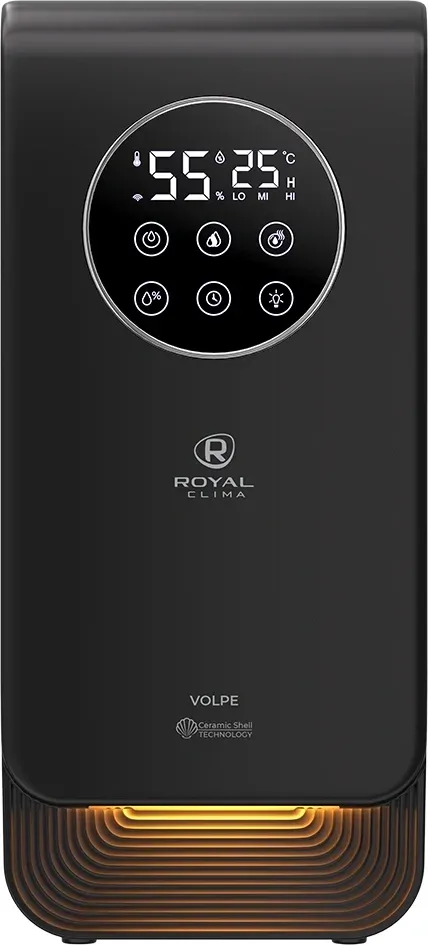 Увлажнитель воздуха Royal Clima RUH-VP500/6.5E-BL 250Вт ультразвуковой черный - фото 2
