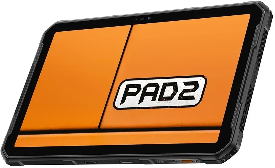 Планшет Ulefone Armor Pad 2 G99 2.2 8C RAM8Gb ROM256Gb 11 IPS 2000x1200 4G Android 13 черный/оранжевый 48Mpix 16Mpix BT WiFi microSD 2Tb 18600mAh 84hr 840hrs - фото 8