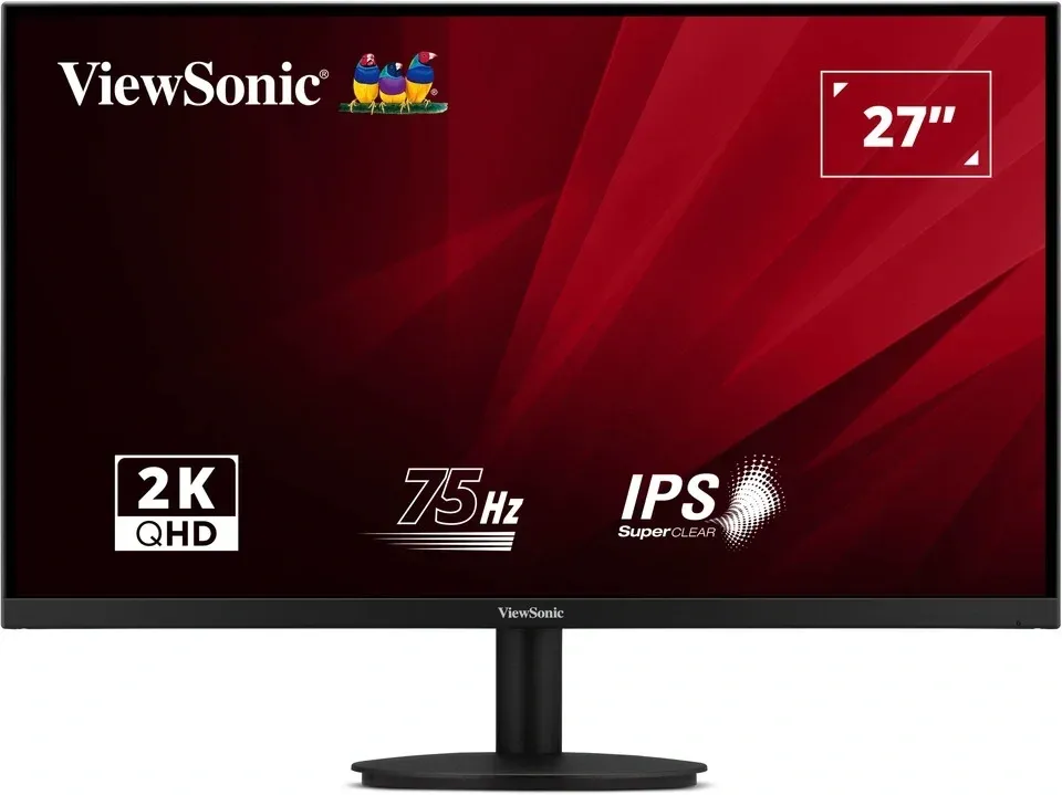 Монитор ViewSonic 27 VA2708-2K-HD-2 черный IPS LED 16:9 HDMI матовая 300cd 178гр/178гр 2560x1440 75Hz DP 2K 3.5кг - фото 2