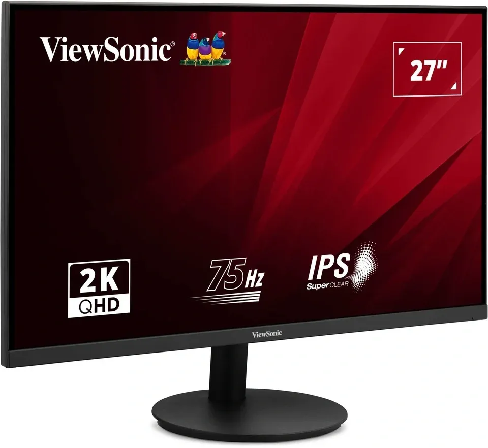Монитор ViewSonic 27 VA2708-2K-HD-2 черный IPS LED 16:9 HDMI матовая 300cd 178гр/178гр 2560x1440 75Hz DP 2K 3.5кг - фото 3