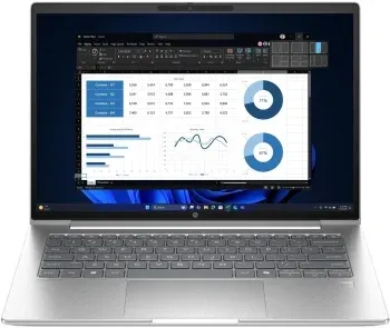 Ноутбук HP ProBook 4 G1i Core i5 1334U 16Gb SSD512Gb Intel Iris Xe graphics 14 IPS WUXGA 1920x1200 Windows 11 Pro silver WiFi BT Cam C2BP2AT - фото 8