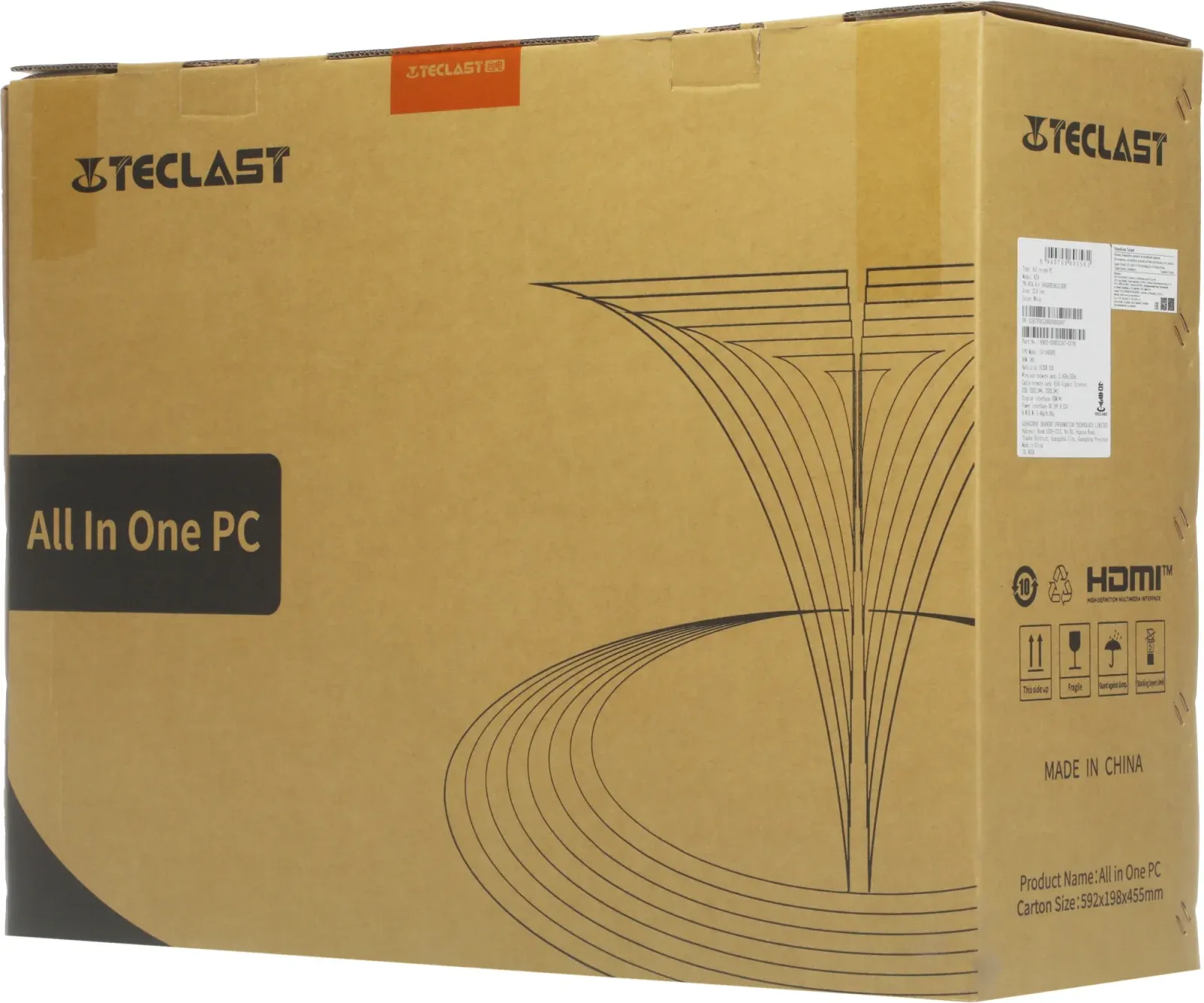 Моноблок Teclast K24 Air 23.8 Full HD i5 14450HX 2.4 16Gb SSD512Gb Iris Xe Windows 11 Pro GbitEth WiFi BT 120W клавиатура мышь белый 1920x1080 - фото 4
