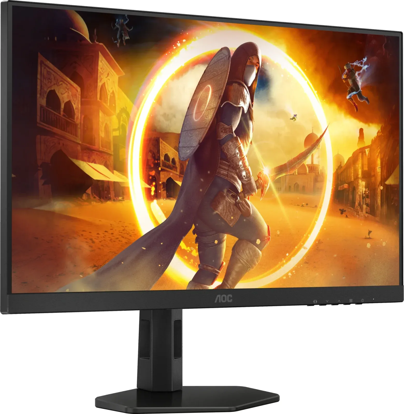Монитор AOC 27 Q27G4XF черный Fast IPS LED 0.5ms 16:9 HDMI матовая HAS Piv 300cd 178гр/178гр 2560x1440 180Hz G-Sync DP QHD 5.3кг - фото 2