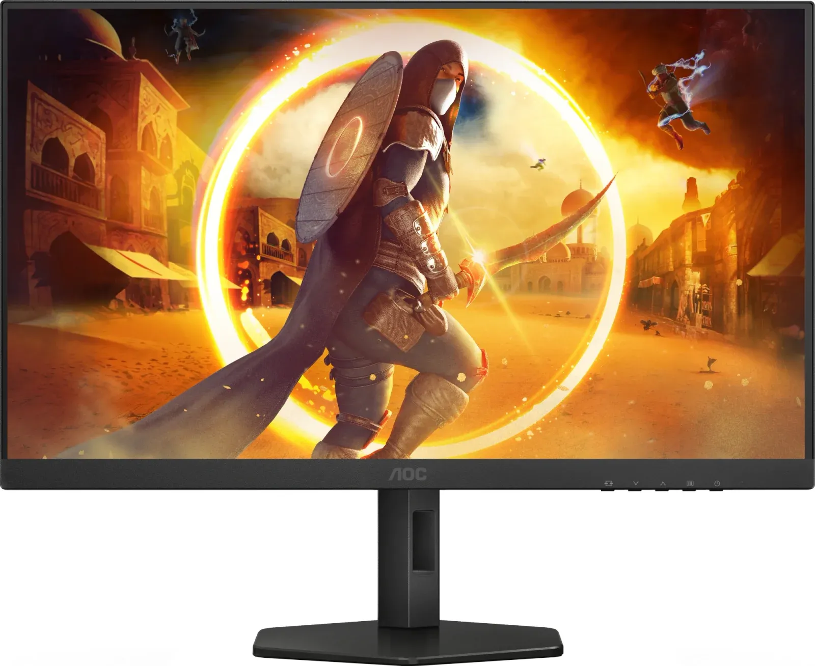 Монитор AOC 27 Q27G4XF черный Fast IPS LED 0.5ms 16:9 HDMI матовая HAS Piv 300cd 178гр/178гр 2560x1440 180Hz G-Sync DP QHD 5.3кг - фото 3