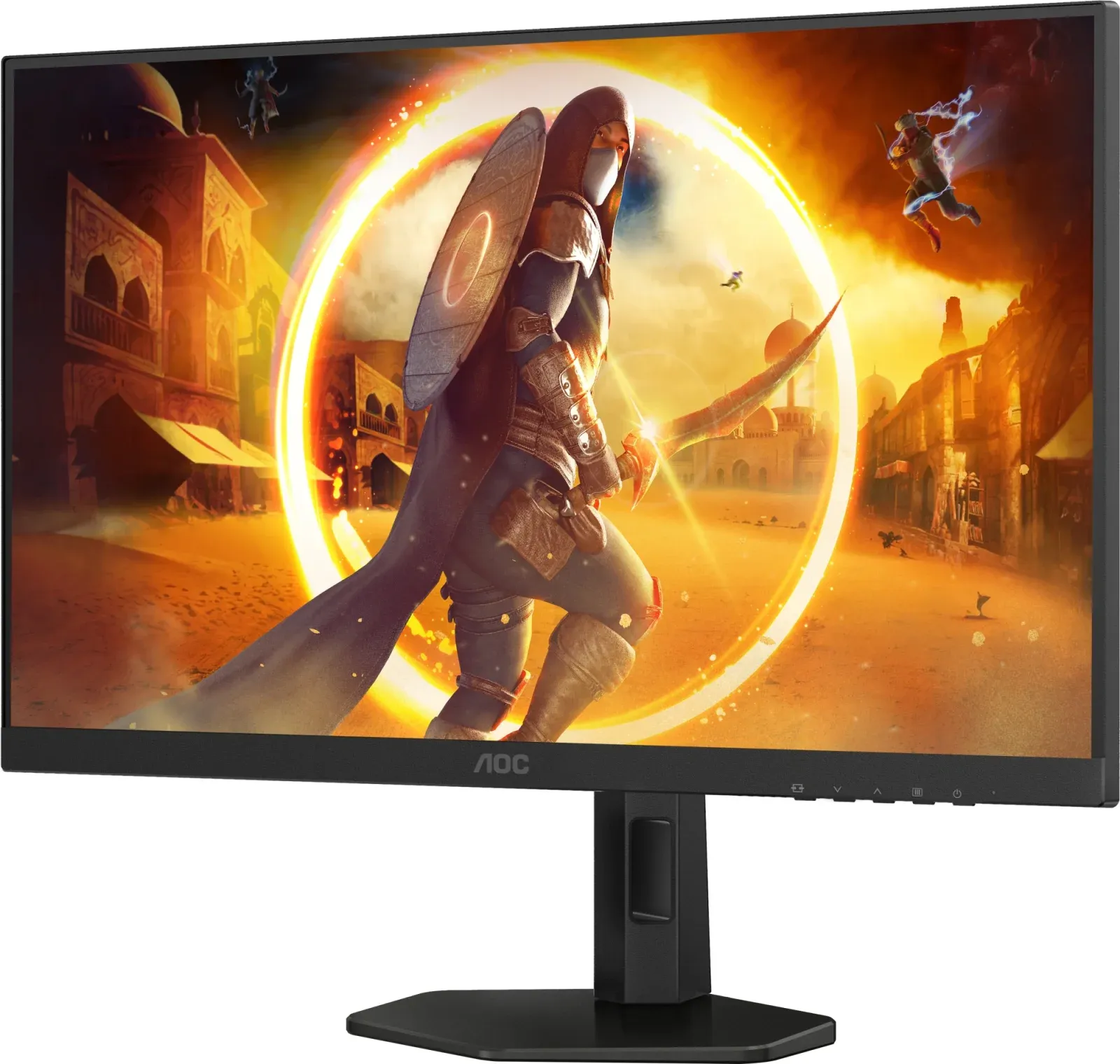 Монитор AOC 27 Q27G4XF черный Fast IPS LED 0.5ms 16:9 HDMI матовая HAS Piv 300cd 178гр/178гр 2560x1440 180Hz G-Sync DP QHD 5.3кг - фото 4