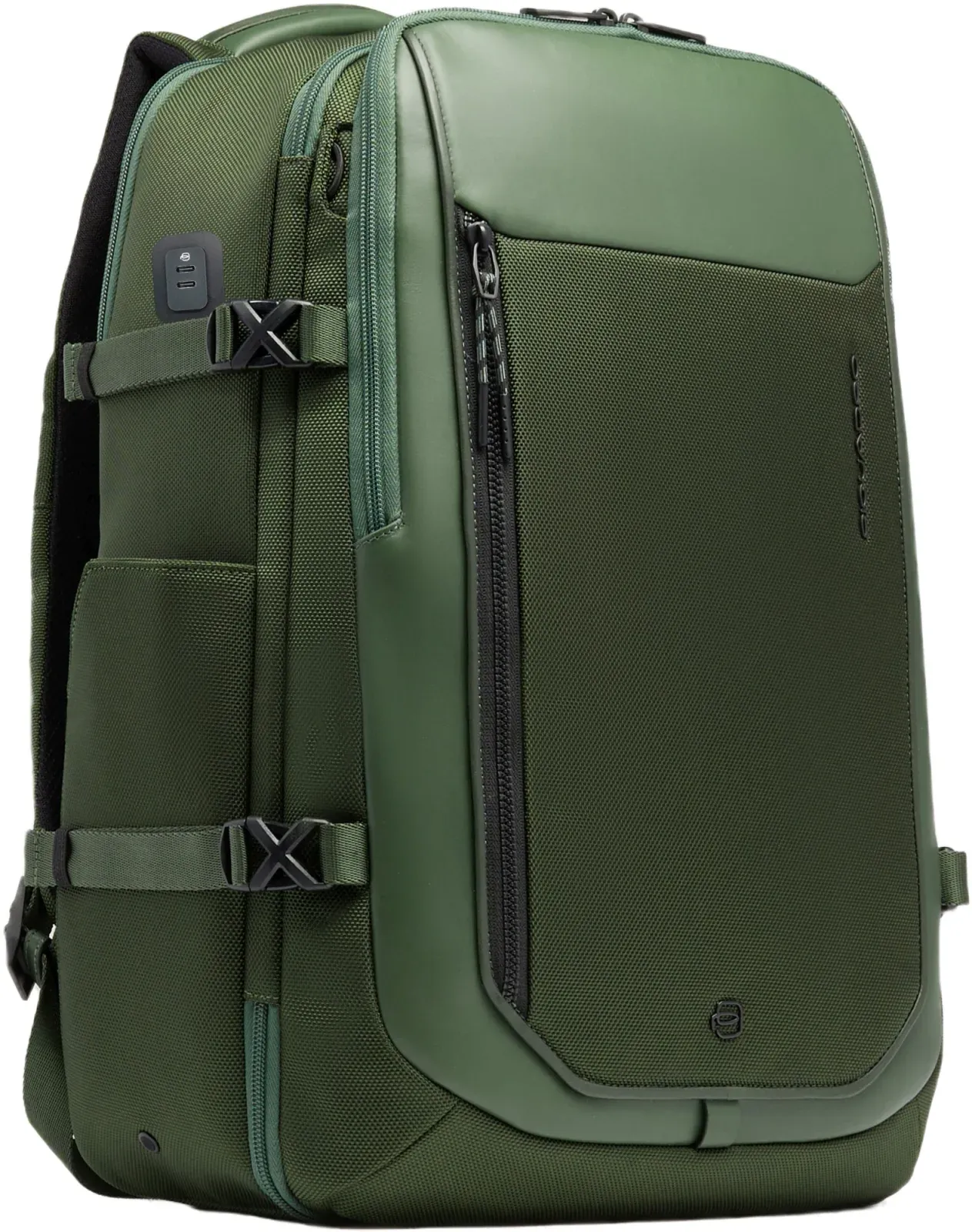 Рюкзаки PIQUADRO Lyss зеленый тимьяновый, 31.5 л - фото 2
