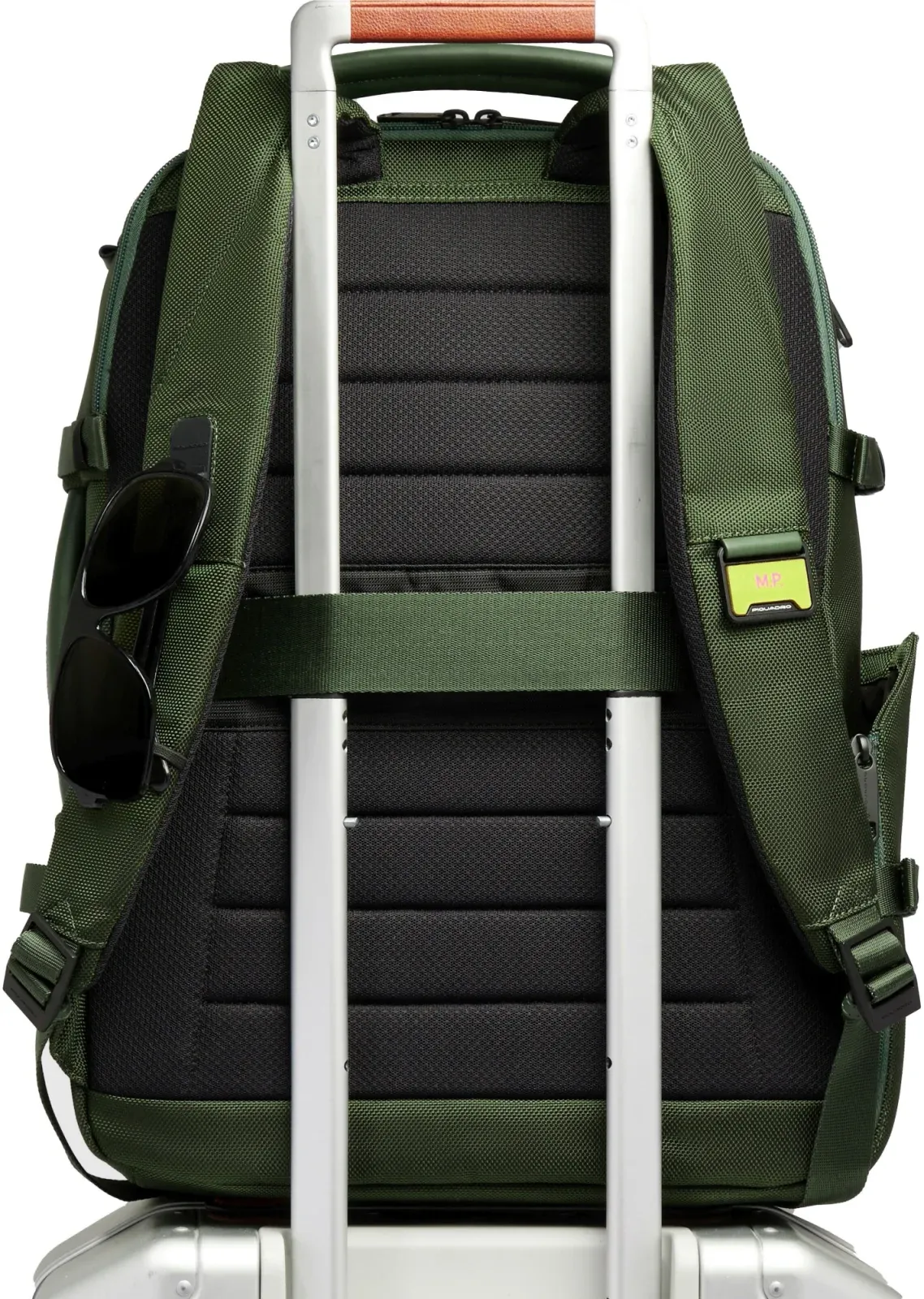Рюкзаки PIQUADRO Lyss зеленый тимьяновый, 31.5 л - фото 3