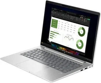 Ноутбук HP ProBook 4 G1q Snapdragon X X1-26-100 16Gb SSD512Gb Qualcomm Adreno 14 IPS WUXGA 1920x1200 Windows 11 Pro silver WiFi BT Cam B39XGAT - фото 8