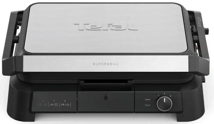Электрогриль Tefal GC520DE0 2200Вт черный/серебристый - фото 2