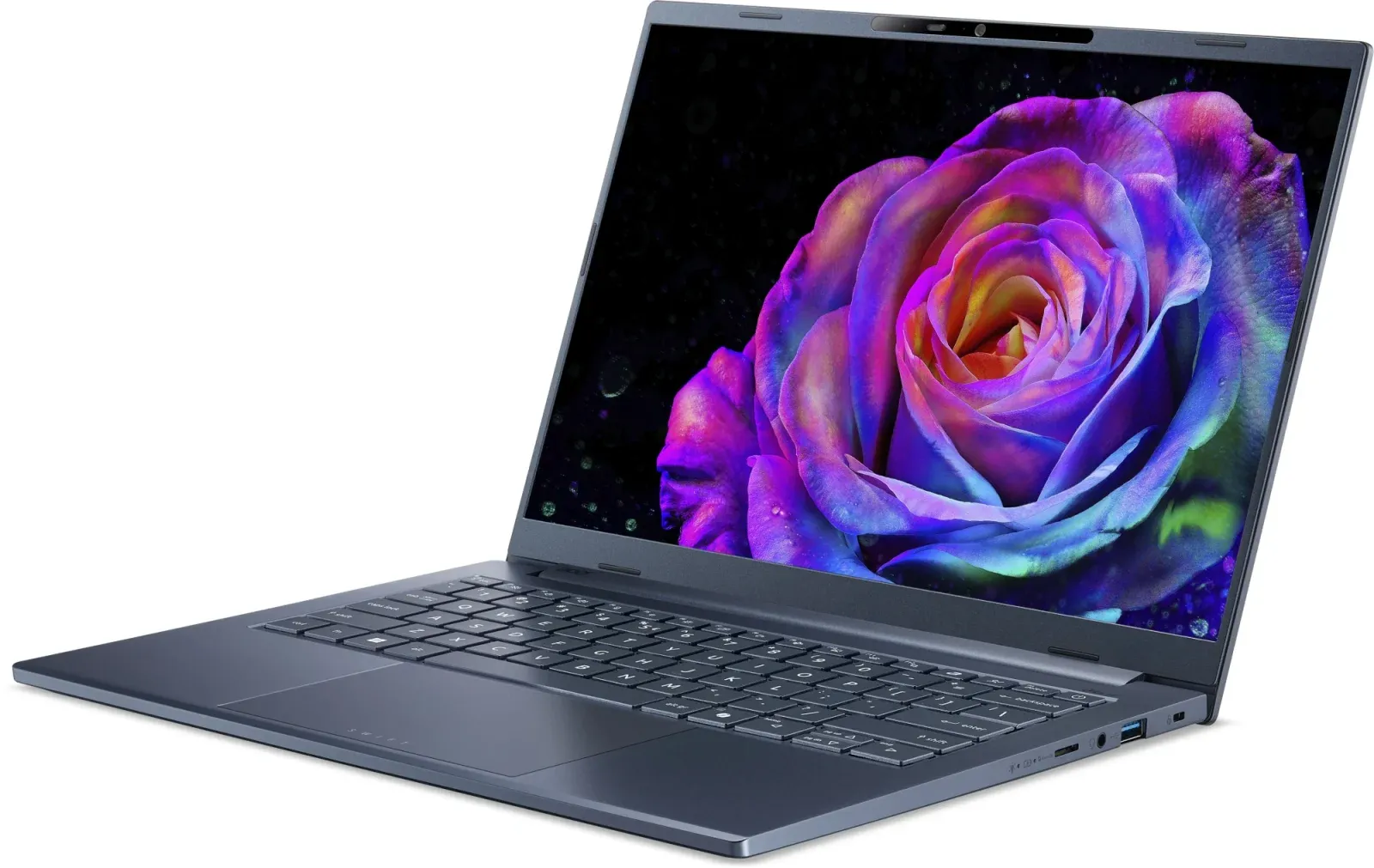 Ноутбук Acer Swift Go 14 AI SFG14-75-77RL Core Ultra 7 256V 16Gb SSD1Tb Intel Arc 140V 14 OLED WUXGA 1920x1200 без ОС blue WiFi BT Cam NX.JNBCD.008 - фото 3