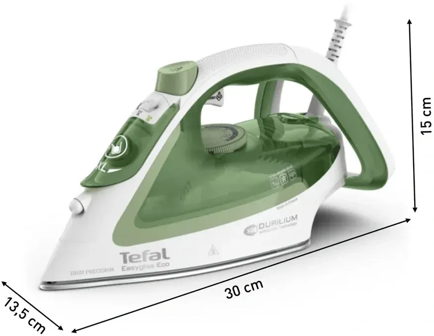 Утюг Tefal Easygliss Eco FV5781E1 2800Вт зеленый/белый - фото 6
