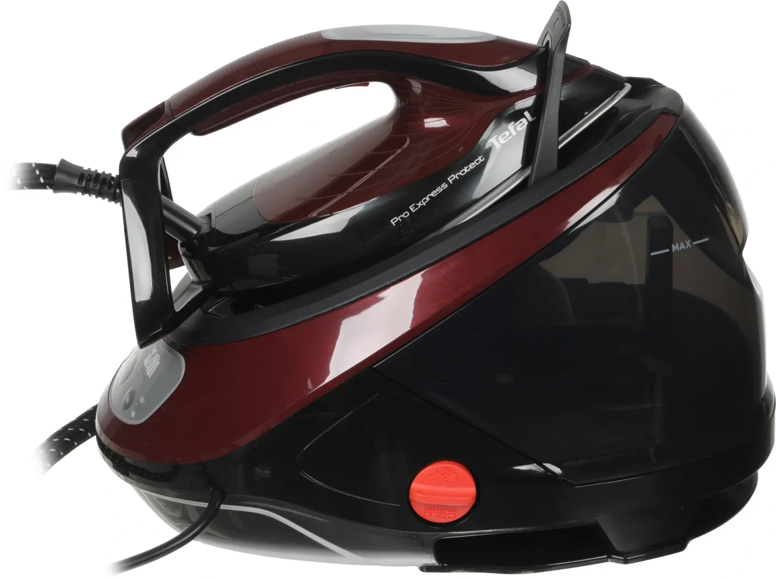 Парогенератор Tefal Pro Express Protect GV9230E0 2600Вт черный/бордовый - фото 8