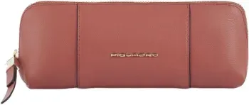 Чехол Piquadro Circle AC6475W92/ARTM длина:20см ширина:5см высота:7см терракотовый/кофейный натур.кожа - фото 5