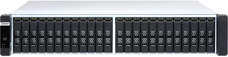 Сетевое хранилище NAS Qnap ES2486DC-2142IT-128G 24-bay стоечный Xeon D-2142I1T, серебристый