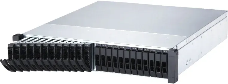 Сетевое хранилище NAS Qnap ES2486DC-2142IT-128G 24-bay стоечный Xeon D-2142I1T, серебристый - фото 4