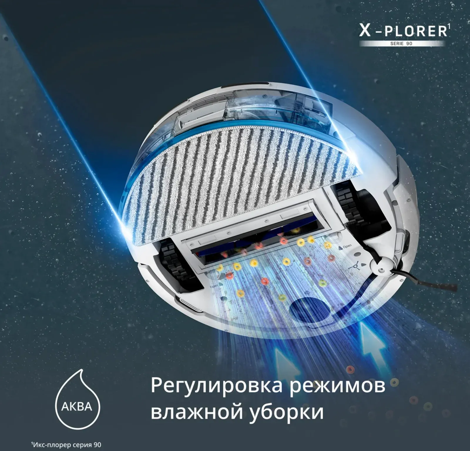 Пылесос-робот Tefal X-plorer Serie 90 RG8777WH белый - фото 4