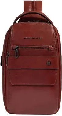 Рюкзак слинг мужской Piquadro Solm CA7028S141/CU табачный натур.кожа, 5.5 л - фото 8