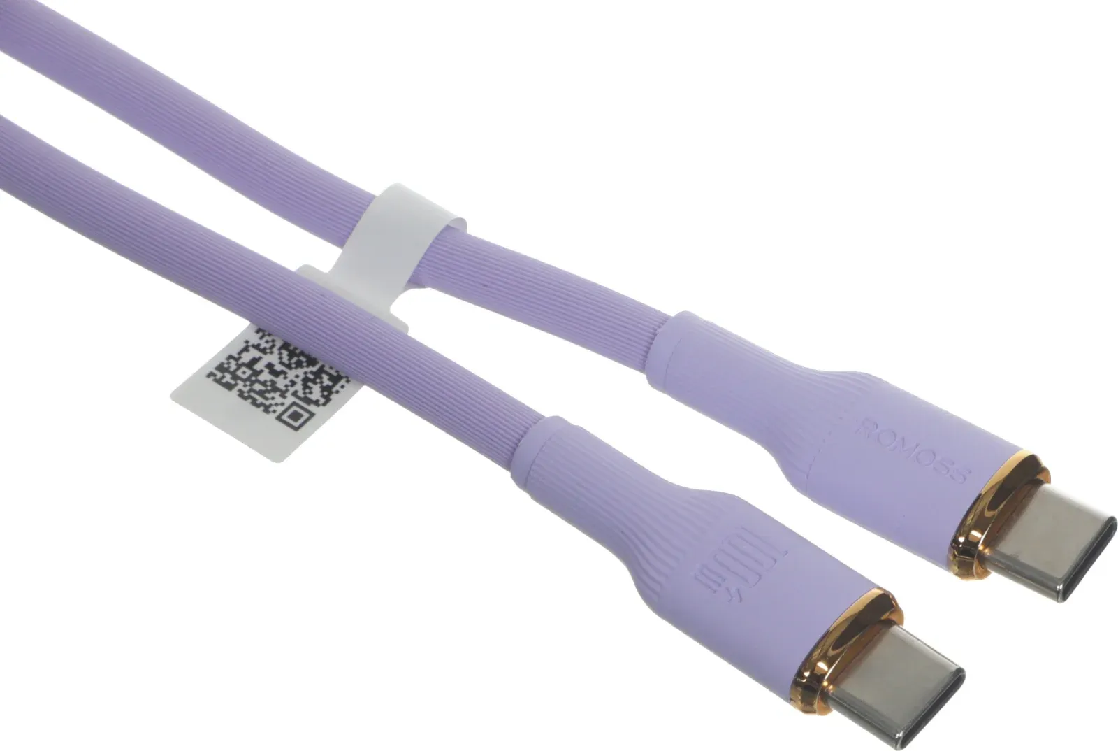 Кабель Romoss CB3224 USB Type-C m-USB Type-C m 2м фиолетовый - фото 1