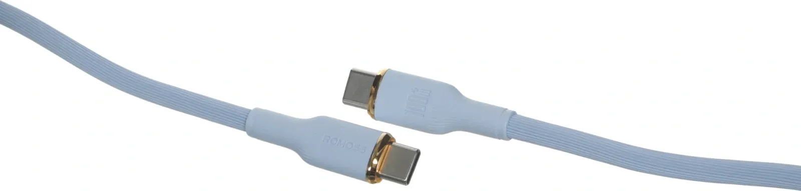 Кабель Romoss CB3224 USB Type-C m-USB Type-C m 2м синий - фото 2