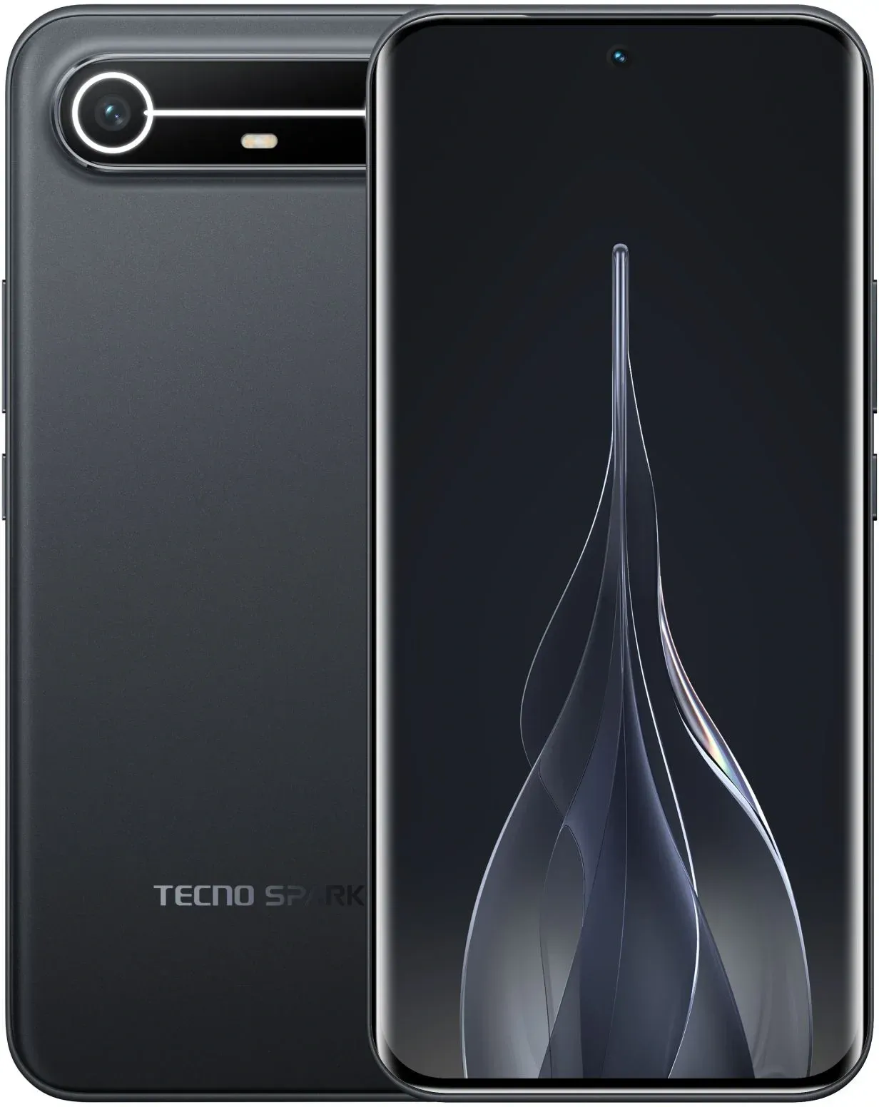 Смартфон Tecno Spark Slim 256Gb 8Gb черный моноблок 3G 4G 2Sim 6.78 1224x2720 Android 15 50Mpix 802.11 a/b/g/n/ac/ax NFC GPS GSM900/1800 Protect FM - фото 1