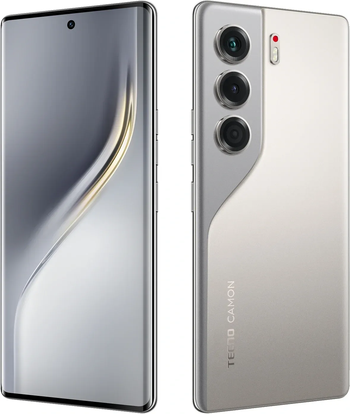 Смартфон Tecno Camon 40 Pro 5G 256Gb 8Gb титановый моноблок 3G 4G 2Sim 6.78 1080x2436 Android 15 50Mpix 802.11 a/b/g/n/ac/ax NFC GPS GSM900/1800 GSM1900 Protect FM - фото 4