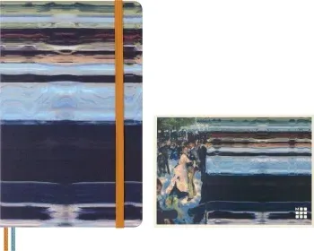 Блокнот Moleskine LIMITED EDITION MUSEE D`ORSAY SKNTBHL6911S1NL Large 130х210мм обложка текстиль 176стр. линейка синий - фото 8