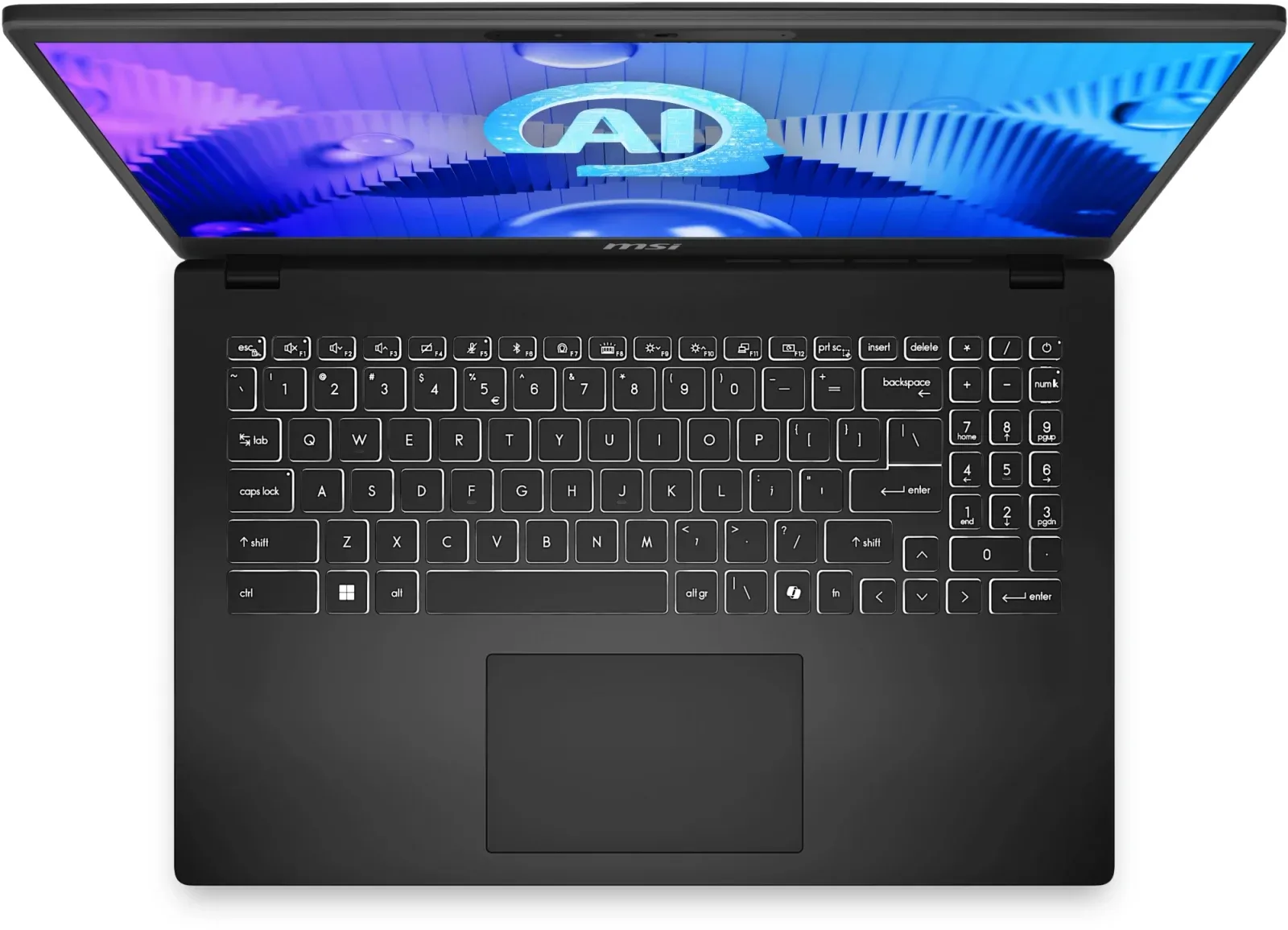 Ноутбук MSI Modern 15 H AI C1MTG-084US Core Ultra 9 185H 32Gb SSD1Tb Intel Arc 15.6 IPS Touch FHD 1920x1080 Windows 11 Home Multi Language black WiFi BT Cam - фото 7