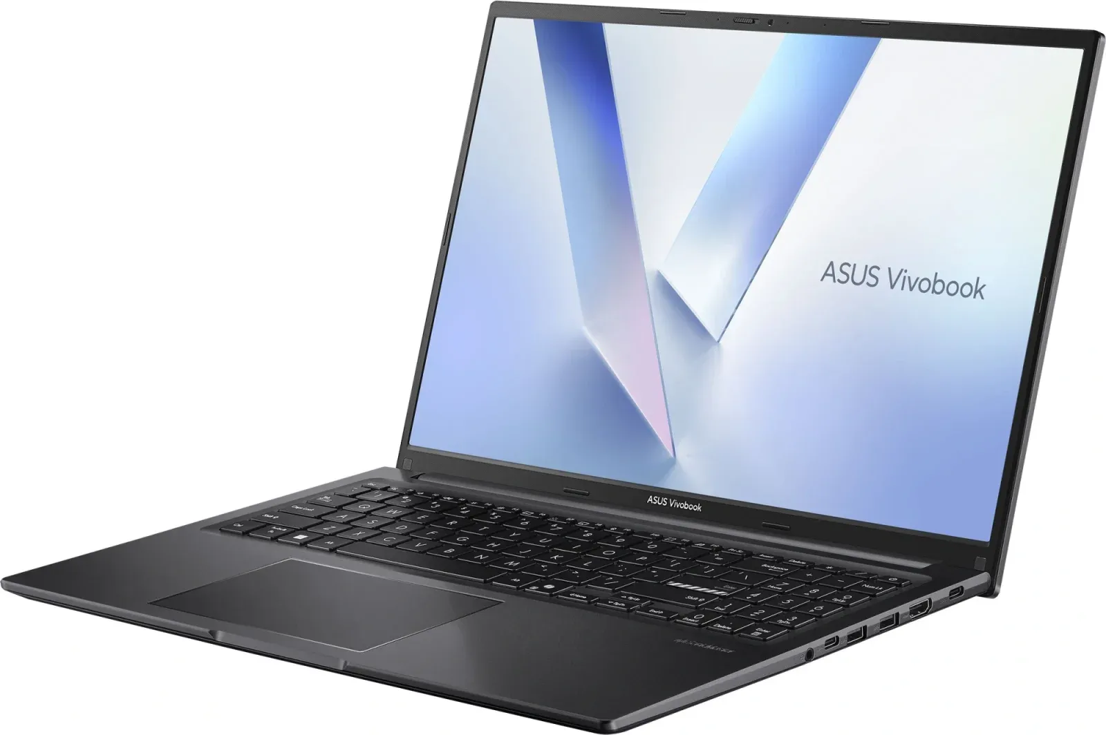 Ноутбук Asus VivoBook 16 M1605NAQ-MB128 Ryzen 5 150 16Gb SSD512Gb AMD Radeon 660M 16 IPS WUXGA 1920x1200 без ОС black WiFi BT Cam 90NB1831-M005C0 - фото 4