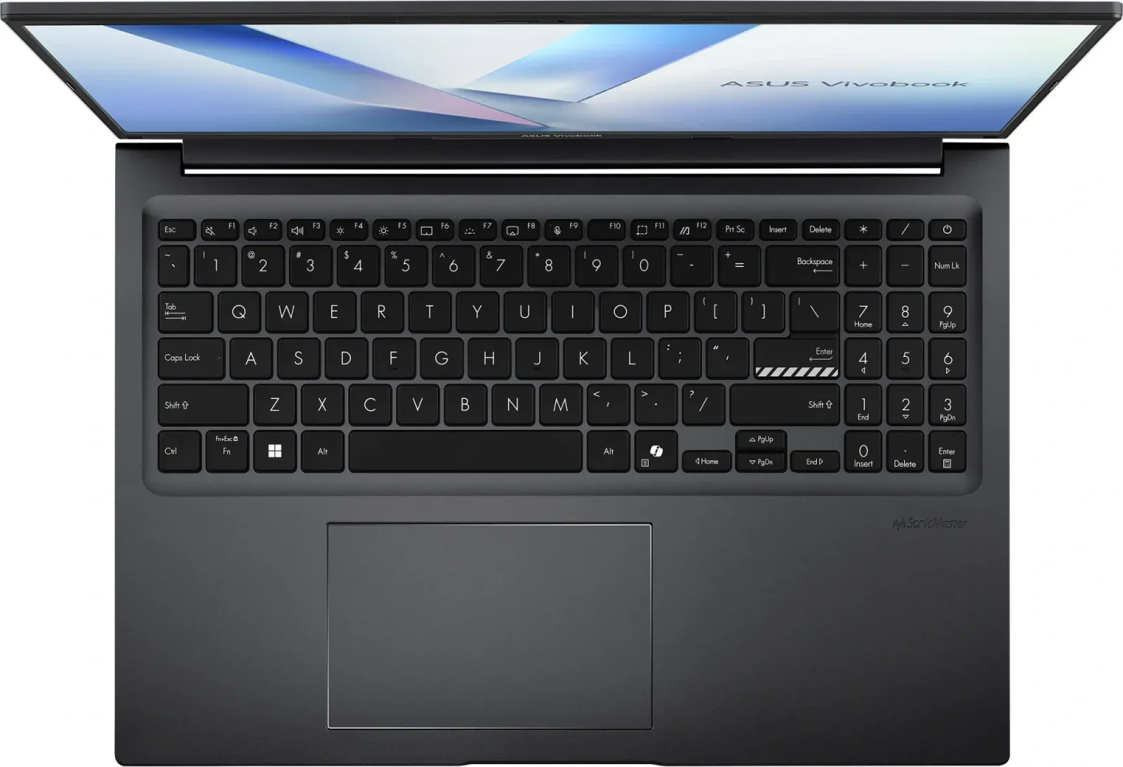 Ноутбук Asus VivoBook 16 M1605NAQ-MB128 Ryzen 5 150 16Gb SSD512Gb AMD Radeon 660M 16 IPS WUXGA 1920x1200 без ОС black WiFi BT Cam 90NB1831-M005C0 - фото 6