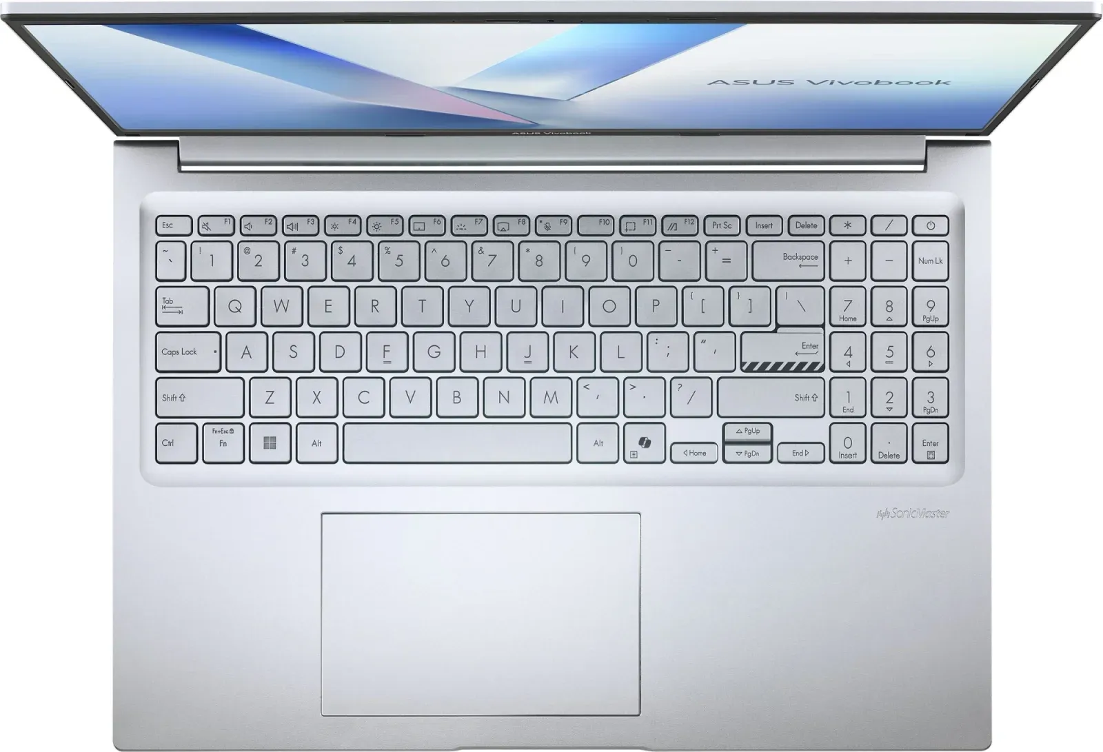 Ноутбук Asus VivoBook 16 M1605NAQ-MB131 Ryzen 7 170 16Gb SSD1Tb AMD Radeon 680M 16 IPS WUXGA 1920x1200 без ОС silver WiFi BT Cam 90NB1832-M005F0 - фото 6
