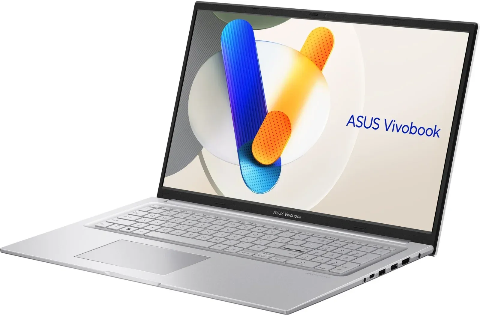 Ноутбук Asus Vivobook 17 X1704VA-AU1105 Core 3 100U 16Gb SSD512Gb Intel Graphics 17.3 IPS FHD 1920x1080 без ОС silver WiFi BT Cam 90NB13X1-M00MR0 - фото 4